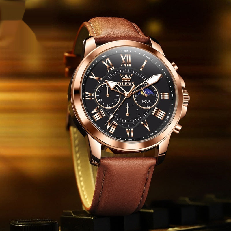 Multi-functional Sports Quartz Waterproof Men's Watch