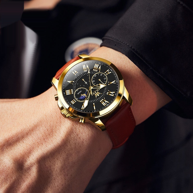 Multi-functional Sports Quartz Waterproof Men's Watch