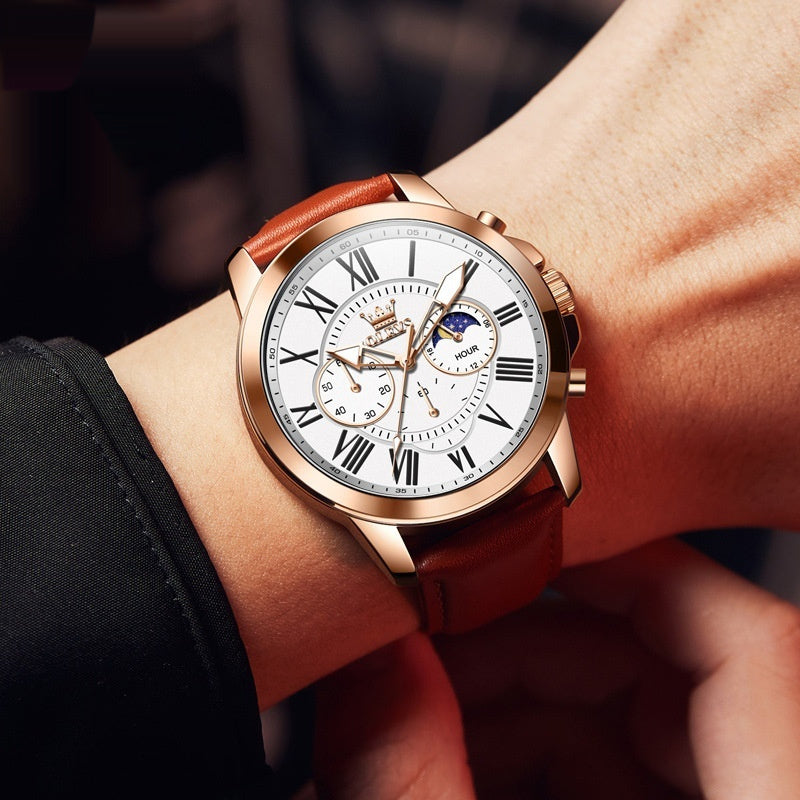 Multi-functional Sports Quartz Waterproof Men's Watch