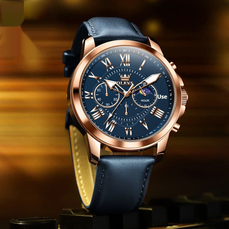 Multi-functional Sports Quartz Waterproof Men's Watch